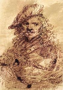 BRITISH SCHOOL,A self-portrait after Rembrandt,Bonhams GB 2010-12-07