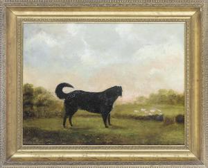BRITISH SCHOOL,A sheepdog in landscape,Christie's GB 2011-04-05