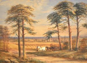BRITISH SCHOOL,A Summer landscape,1886,John Nicholson GB 2013-02-07