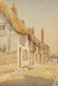 BRITISH SCHOOL,A terrace of thatched cottages in Mill Street,Duke & Son GB 2015-09-17