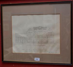BRITISH SCHOOL,Architecture, Back Elevation of the Town ,Bamfords Auctioneers and Valuers 2017-08-02