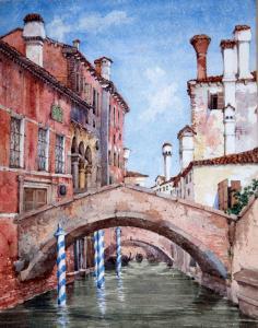 BRITISH SCHOOL,Bridge over the canal near the Calle dei Prete, 
Venice,Martel Maides GB 2013-03-14