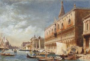 BRITISH SCHOOL,Bustling activity, Venice,Christie's GB 2009-01-27