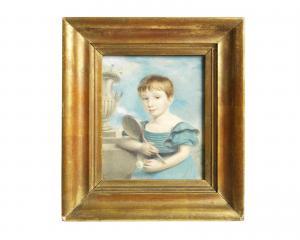 BRITISH SCHOOL,Child in a blue dress,Bonhams GB 2015-12-15