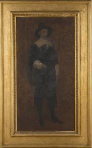 BRITISH SCHOOL,Full Length Portrait of a Cavalier Gentleman,Tooveys Auction GB 2016-09-07