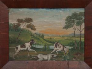BRITISH SCHOOL,Hounds on the Hunt,Stair Galleries US 2015-11-20