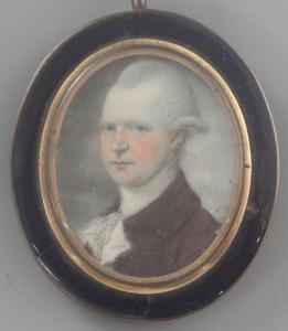 BRITISH SCHOOL,Miniature of a gentleman,18th century,Gorringes GB 2017-06-27