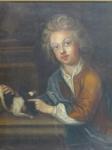 BRITISH SCHOOL,Portait of a Child with a Spaniel, Seated at a Table,Peacock W. & H. GB 2008-05-02