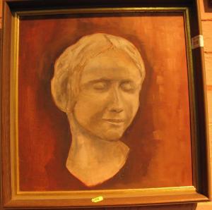 BRITISH SCHOOL,Portrait bust of a young woman,Peter Francis GB 2014-08-06