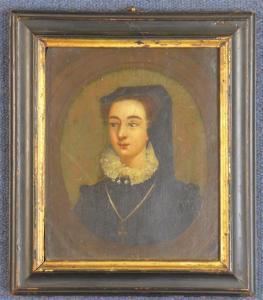 BRITISH SCHOOL,Portrait of a 17th century lady,Gorringes GB 2013-05-15