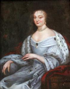 BRITISH SCHOOL,Portrait of a 17th century lady,Gorringes GB 2012-09-05