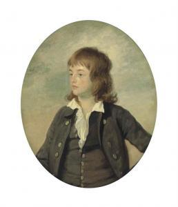 BRITISH SCHOOL,Portrait of a boy, bust-length, in a green coat,Christie's GB 2016-11-02