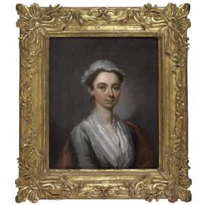 BRITISH SCHOOL,PORTRAIT OF A LADY, SAID TO BE A MEMBER OF THE GOUGH FAMILY,Sotheby's GB 2008-12-04