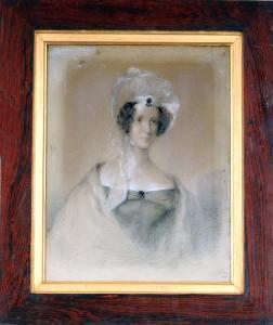 BRITISH SCHOOL,Portrait of a Lady, wearing a white lace bonne,Rowley Fine Art Auctioneers 2008-02-19