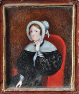 BRITISH SCHOOL,PORTRAIT OF A WOMAN SEATED IN A RED UPHOLSTERED CH,Anderson & Garland GB 2011-09-13