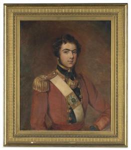 BRITISH SCHOOL,Portrait of an officer, identified as Major Walker,Christie's GB 2011-07-14