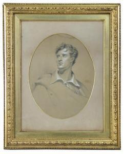 BRITISH SCHOOL,Portrait of Lord Byron,Cheffins GB 2014-03-05