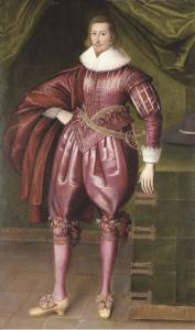 BRITISH SCHOOL,Portrait of Sir John Penruddock,1619,Christie's GB 2006-11-22