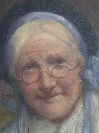 BRITISH SCHOOL,Portraits of an elderly couple,,Peter Francis GB 2012-11-27