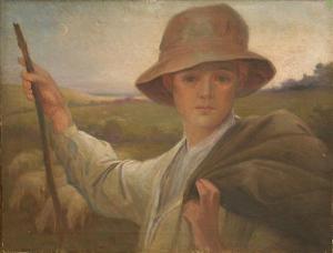 BRITISH SCHOOL,The Young Shepherd,1920,Dreweatt-Neate GB 2007-11-29