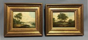 BRITISH SCHOOL,Two miniature landscapes,19th century,Criterion GB 2018-09-17