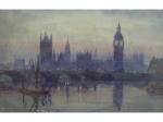 BRITISH SCHOOL,View of Westminster Bridge and the Houses of Parliament,Nesbit & Co GB 2009-09-16