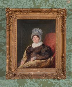 BRITISH SCHOOL (XIX),Lady seated on a red chair,Dreweatts GB 2019-05-15