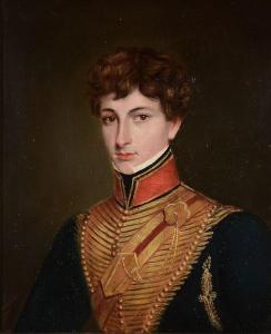 BRITISH SCHOOL (XIX),Portrait of an officer,1820,Dreweatts GB 2015-01-06