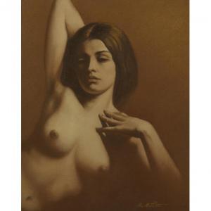 BRITT Benjamin 1923-1966,Female Nude in Sienna,Rago Arts and Auction Center US 2011-09-01