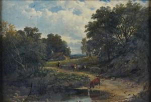 BRITTAN Charles Edward II 1870-1949,Cattle watering,Bellmans Fine Art Auctioneers GB 2023-02-21