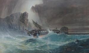 BRITTAN Charles Edward II 1870-1949,Shipwreck,1870,David Duggleby Limited GB 2017-01-28