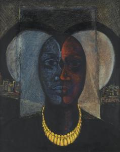 BRITTON Sylvester 1926-2009,The Prize,1988,Swann Galleries US 2018-10-04