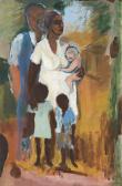 BRITTON Sylvester 1926-2009,Untitled (Family),c. 1990,Swann Galleries US 2023-10-19