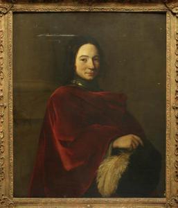 BRIZE Cornelis Brisé 1622-1670,Portrait d'homme à la cape rouge, tenant une p,Boisgirard & Associés 2009-04-08
