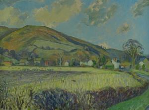BROADBENT Arthur East 1909-1994,landscape Salop,Burstow and Hewett GB 2018-05-24