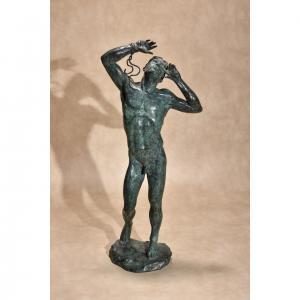 BROADLEY Ian Rank 1952,standing nude called Ganymede,Dreweatts GB 2018-11-22