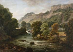 BROCAS William 1794-1868,View at Innishannon,1861-1864,Adams IE 2020-12-09