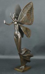 BROCHET Francois 1925-2001,Femme papillon,1988,Auxerre Enchères FR 2024-04-07