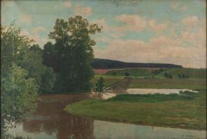 BROCHOCKI Walery 1847-1923,Landscape with a river,Desa Unicum PL 2023-08-31