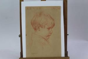 BROCK Henry Matthew 1875-1960,portrait of a young boy,Reeman Dansie GB 2021-11-21