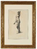 BROCK Henry Matthew 1875-1960,Standing female nude,Rosebery's GB 2021-03-24