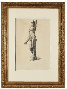 BROCK Henry Matthew 1875-1960,Standing female nude,Rosebery's GB 2021-03-24