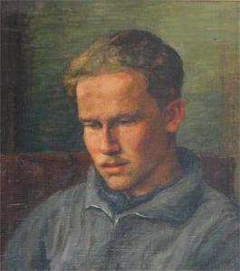 BROCK John W. 1945-1991,Portrait of a young man,Woolley & Wallis GB 2007-07-16