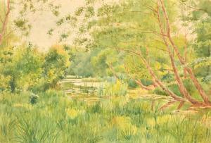 BROCK Richard Henry 1871-1943,a pair of scenes of riverside views,John Nicholson GB 2022-11-20