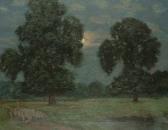 BROCK Richard Henry,A shepherd driving his flock along a track by moon,1900,Bonhams 2006-06-06