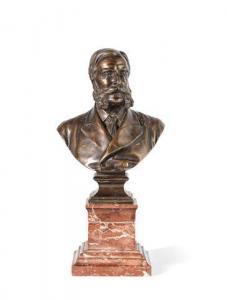 BROCK Thomas 1847-1922,bust of a gentleman, possibly Sir Henry Harban (Br,Bonhams GB 2021-02-23