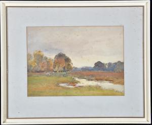 BROCKBANK Albert Ernest 1862-1958,A river landscape,Anderson & Garland GB 2016-11-08