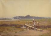 BROCKBANK Albert Ernest 1862-1958,Paesaggio con ponte e figura,Meeting Art IT 2022-06-15