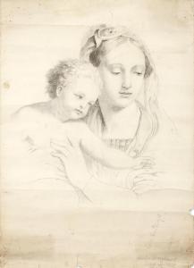BROCKHURST Gerald Leslie 1890-1978,Mother and Child,1901,Bonhams GB 2015-09-09