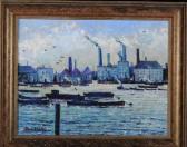 BROCKLESLY H 1900-1900,A VIEW ON THE THAMES,Anderson & Garland GB 2012-03-20